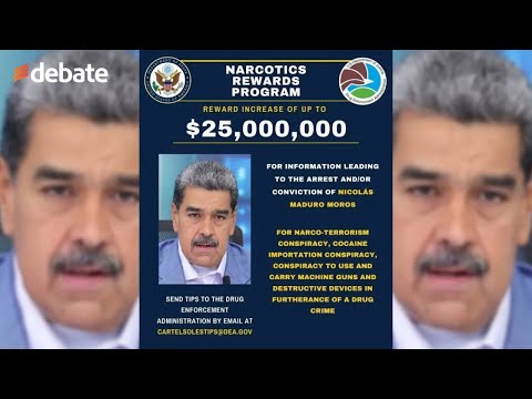 EEUU aumenta a 25 millones de dólares recompensa por captura de Maduro y su ministro del Interior