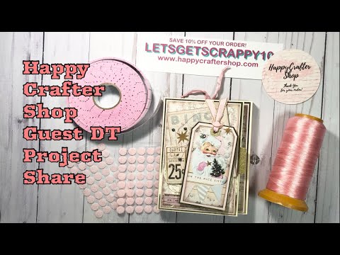 Mini Folio a Guest DT project share | HappyCrafter Shop | Prima | Christmas Market