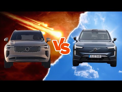 #2025VolvoXC90 vs #2025VolvoEX90 SUV Battle! #volvoxc90 #luxurycars #vlog