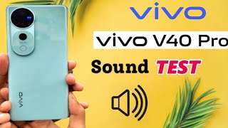 Vivo V40 Pro Sound Test | Vivo V40 Pro Speaker Test #msmiyaraj