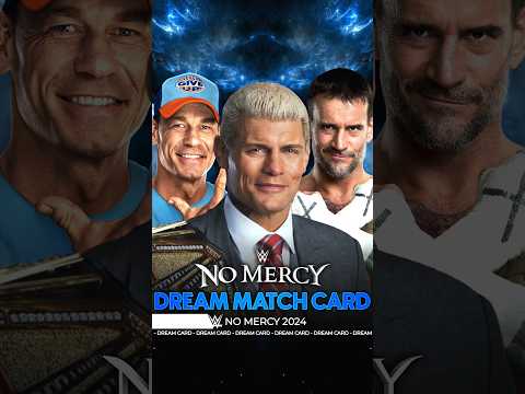 No Mercy 2024 - Dream Match Card [v4] #NoMercy #Bevelock #WWE #Shorts