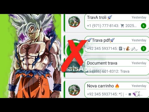 Database nova  travas crash todos imunes beta 🔥#travazap #whatsappvirus