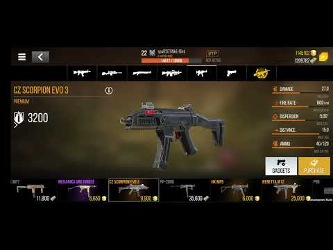 Modern strike all weapons in lobby