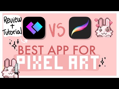 BEST APP FOR PIXEL ART ON THE IPAD? (you better believe it) | Pixaki vs Procreate | Full Tutorial