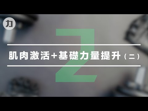 【Day2】肌肉激活+基礎力量提升（二）