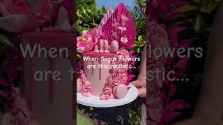 Beautiful birthday cake with realistic flowers to spoil your bestie / mum / grandma