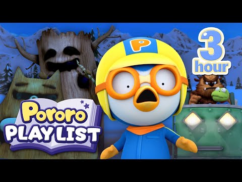 ★3 Hours★ Spooky Spooky Pororo Monster | Monsters in the Dark | Cartoon & Kids Animation