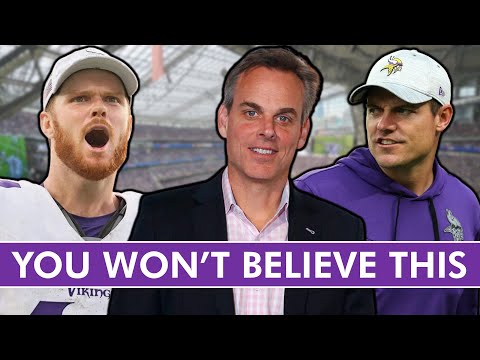 Colin Cowherd Gives STRONG TAKE On The Minnesota Vikings…