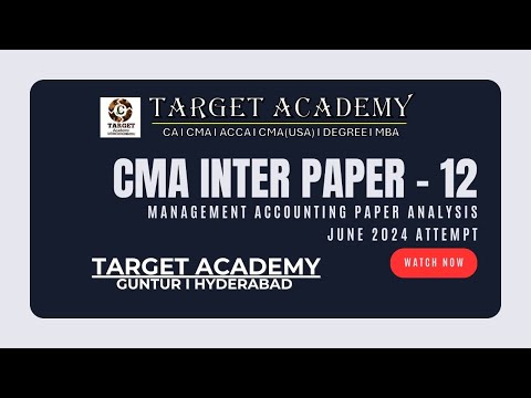 CMA INTER MA PAPER ANALYSIS JUNE 24 ATTEMPT #education #motivation #exam #cma #cmaintergroup2