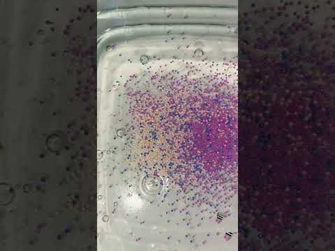 Clear Slime with Glitters