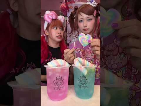 ベビタピで韓国風ドリンク作ってみた🥤 #ASMR #グミキュンプリンセス