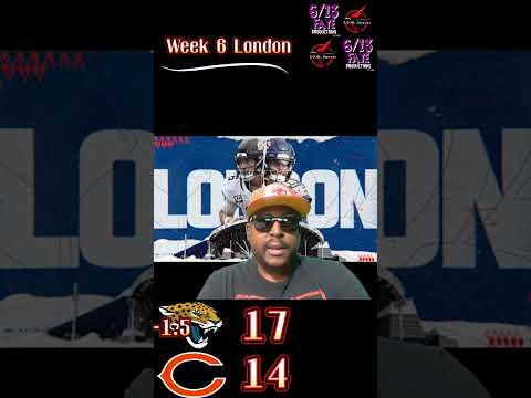 NFL Week 6 London Prediction. #Jaguars #Bears #NFL #London #prediction #Football #Chicago #Duuuval