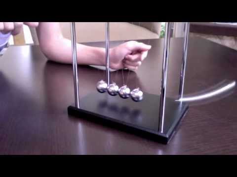 Slow Motion Newton's Cradle