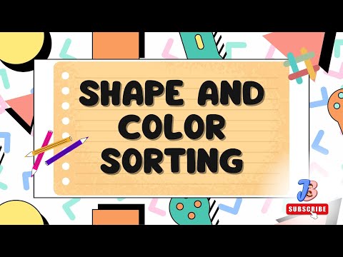 Shapes and Colors Sorting | Fun Learning Videos | Color Sorting Games | Shape Sorting Games |