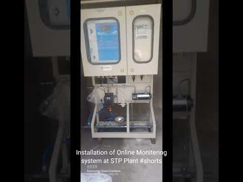 installation of online monitoring system for STP plant #shorts