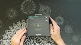 Logitech Brio 4k Pro Webcam Unboxing and review!