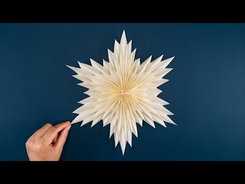 How to make 3D Stars out of paper | Home Decor | Christmas Crafts