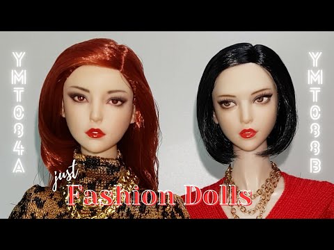 Fashion Dolls - YMT084 & YMT088 review, plus styling on Mengf bodies and comparison with WorldBox