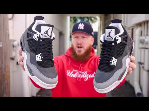 HOW GOOD ARE THE JORDAN 4 FEAR SNEAKERS?! (Early In Hand & On Feet Review)