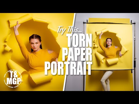 Try This Torn Paper Portrait Hack! | Take and Make Great Photography with Gavin Hoey