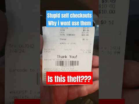 Self-Checkout Dilemma: Unveiling the Issue of Theft in Retail Stores #food #shopping #fyp