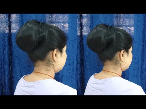 Easy Big Bun Hairstyles Juda For Ladies ♥️ Super Easy Hairstyles ♥️By Self 🤩 Simple Hairstyles Juda