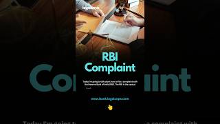 RBI Complaint