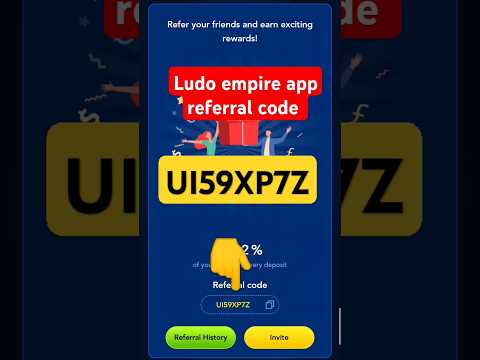 ✨🎲 Ludo empire app referral code kya hai 👈