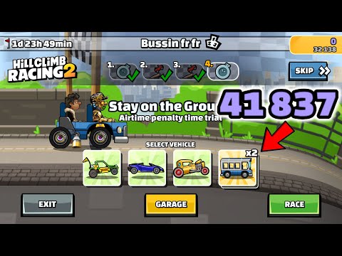 Hill Climb Racing 2 - 41837 (43709) points in BUSSIN FR FR Team Event