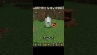 Minecraft frog eats goat but why?