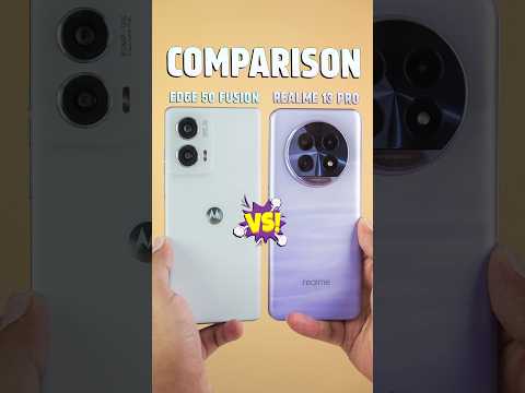 Best Phone Under 25k? 🔥  Motorola Edge 50 Fusion vs Realme 13 Pro #shorts #realme #moto