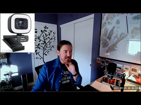 Comparing Web Cams - Jelly Comb Webcam with Adjustable Ring Light