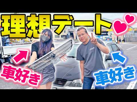 車好き女子の理想デート♡アップガレージでパーツ探し＆国内最大級の屋内展示場でお散歩【まーさんコラボ】オートプラネット名古屋/アップガレージ岡崎宇頭店