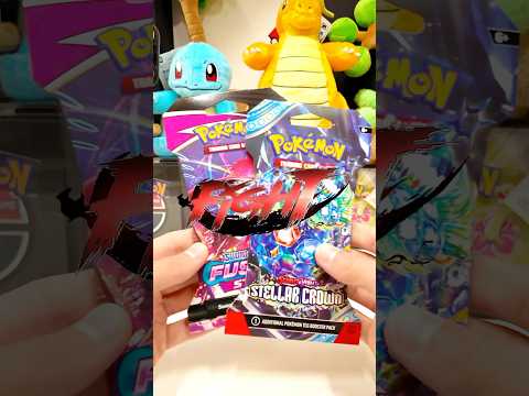 Blister Pack Battle! Fusion Strike vs Stellar Crown 💫 #pokemon #pokemoncards #pokemontcg