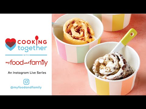 Strawberry Cheesecake Rolled Ice Cream | My Food and Family