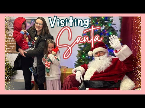 VISITING SANTA AT WHITEHALL GARDEN CENTRE 2023