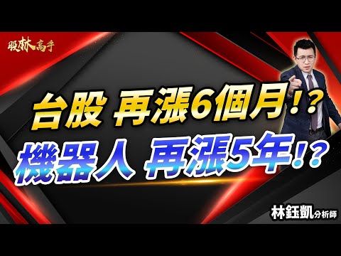 中視【股林高手】20241225#林鈺凱：台股  再漲6個月！？ 機器人  再漲5年！？#中視新聞 #股林高手