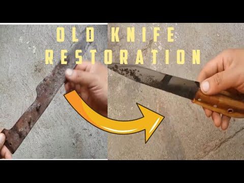 50 years old knife Restoration/Roy tv