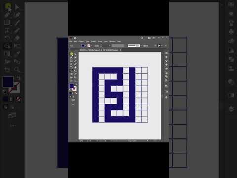 Design Letter F+S Monogram Logo in Illustrator