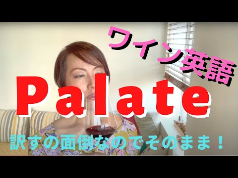 【ワイン英語】Palate : 訳すの面倒なのでそのまま！