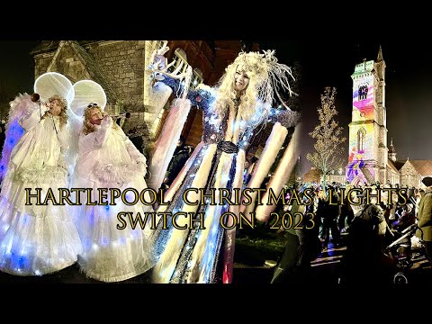 CHRISTMAS LIGHTS SWITCH ON HARTLEPOOL 2023 BY THE SILVER FOX