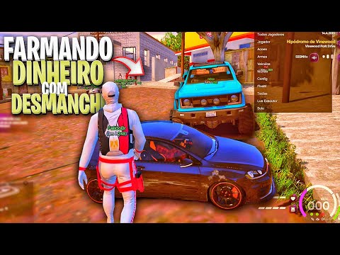 PRECISAVA FARMAR E FUI ROUBAR CARROS NA FAVELA CHEIO DE LOOT GTA RP