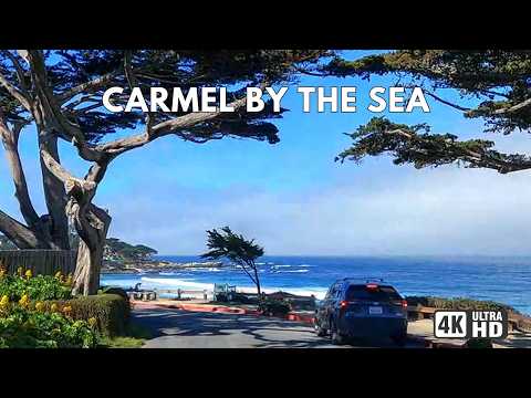 Carmel By The Sea 4K Scenic Drive | California Coast Driving Tour