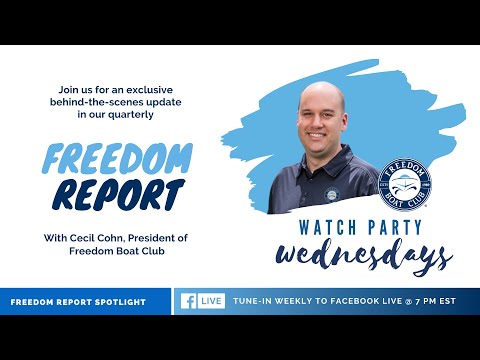 Q3 Freedom Report with Cecil Cohn, President of Freedom Boat Club