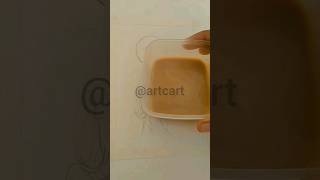 painting with tea and coffee#trending#shortvideo#shortsfeed