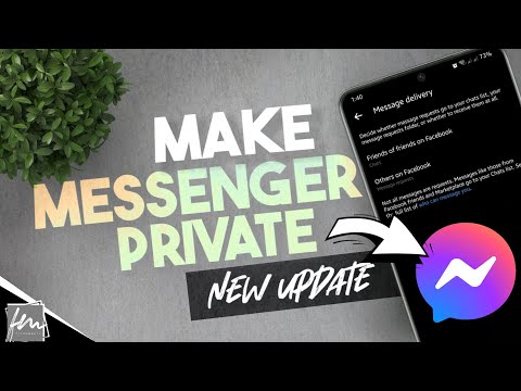 How to Private your Facebook Messenger 2024