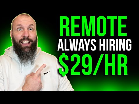 5 Remote Work From Home Companies Always Hiring (2024)!!