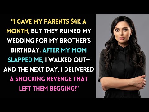 I Gave My Parents $4K a Month, They Ruined My Wedding for My Brother, Then I Got Revenge!...