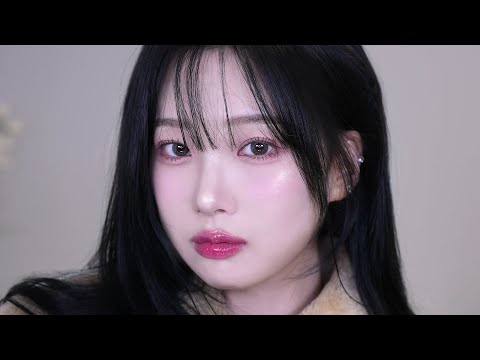 Year-end pink daily makeup 🎄 (Recommended by Olive Young in Korea, try this makeup 💕)