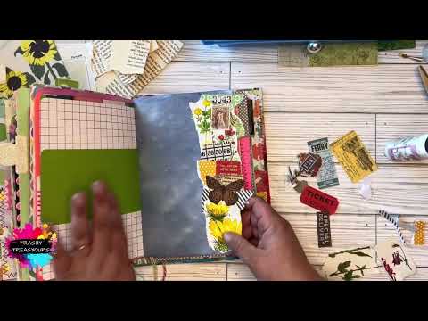 Make a JUNK Journal Page Border | Junk Journal Page Ideas | #papercrafts #papercraftideas